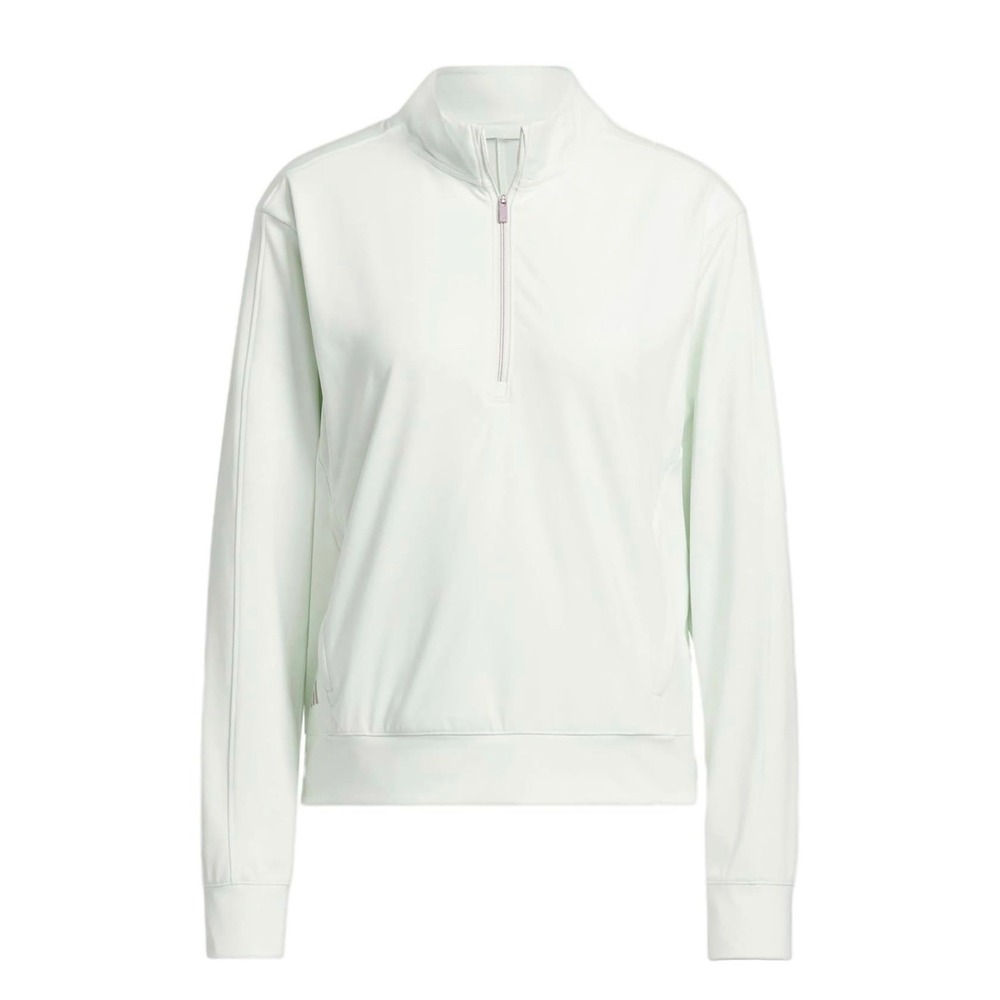 Adidas Womens‎ 2XL Crystal Jade Half Zip Sweatshirt Golf Pullover Top ISE52